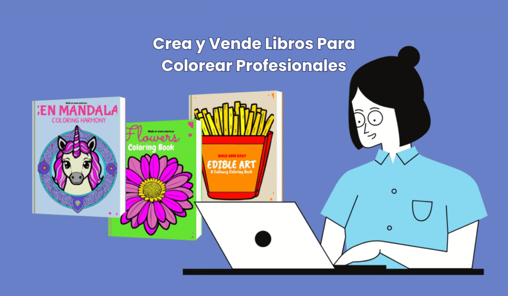 Crea y vende libros para colorear