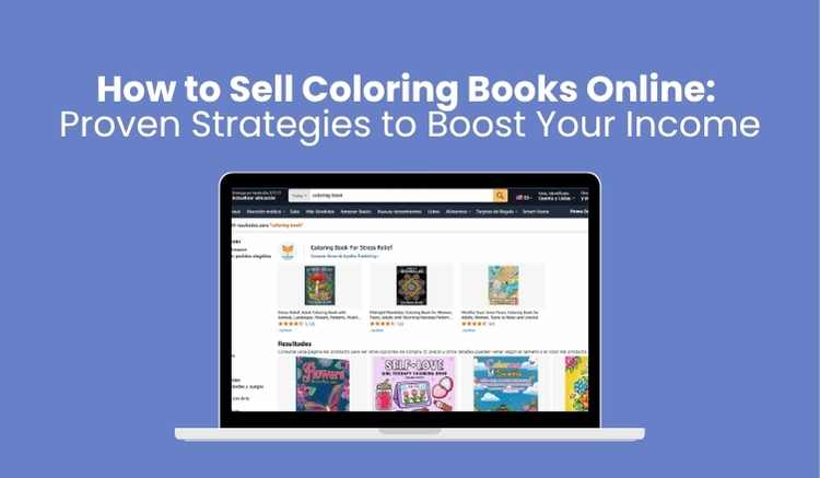 Sell coloring books online successfully