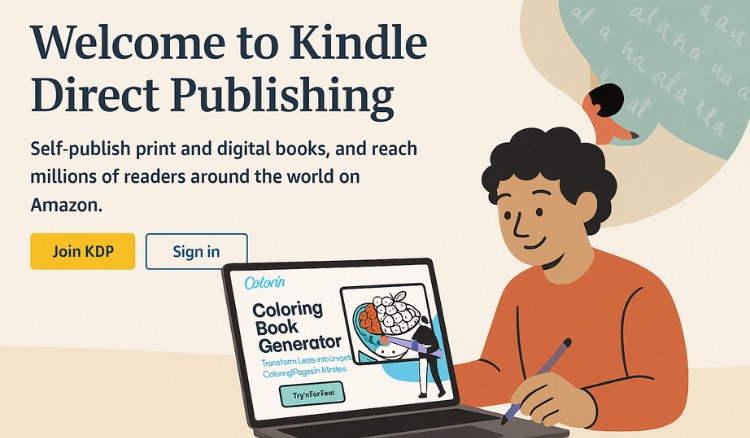 how to sell coloring books on amazon – introduction with Colorin Book Generator and Amazon KDP