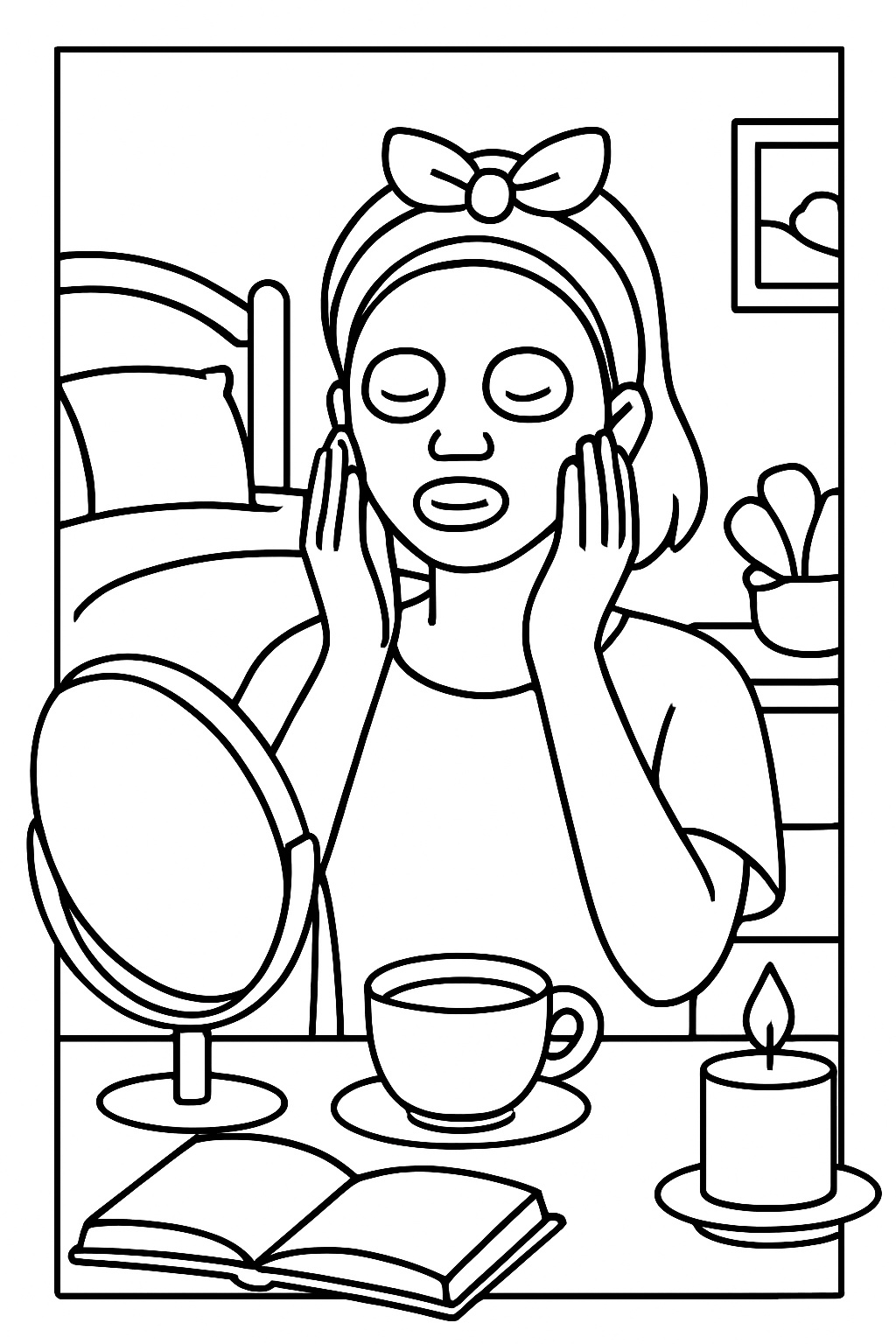 self care coloring page