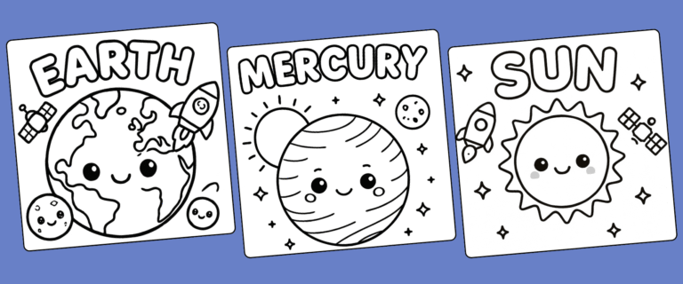 solar system coloring pages