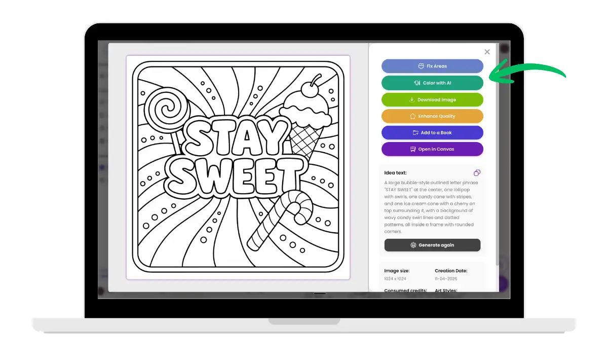 Edit and Download Coloring Pages