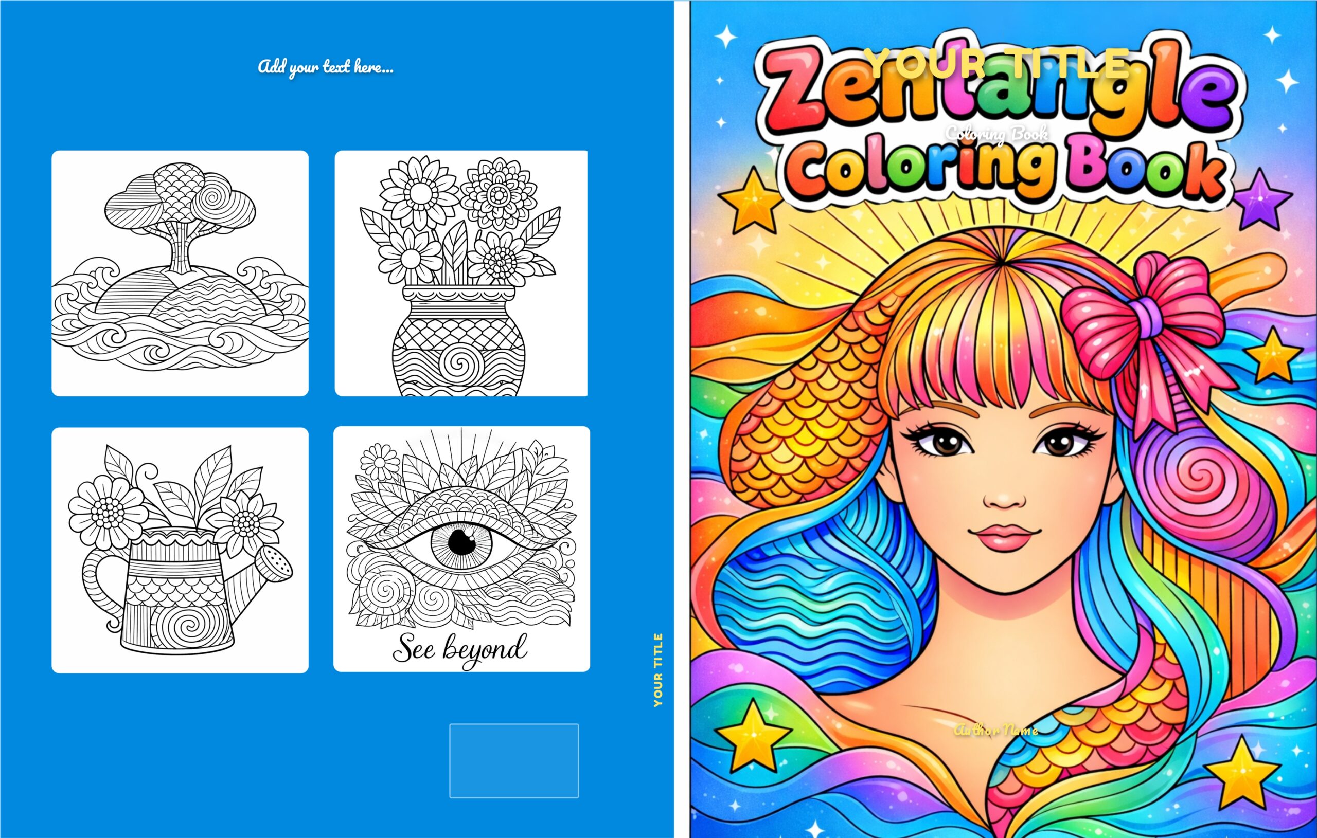 Zentangle style cover