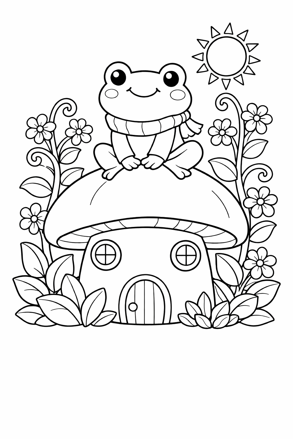 Edited coloring page